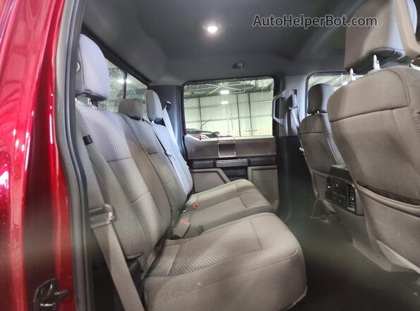 1FTEW1EP0JFC02092 2018 FORD F150 Red Вид задніх сидінь