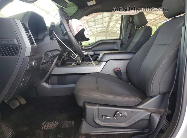 1FTEW1EP0JFC14162 2018 FORD F150 Серебряный Вид салона спереди