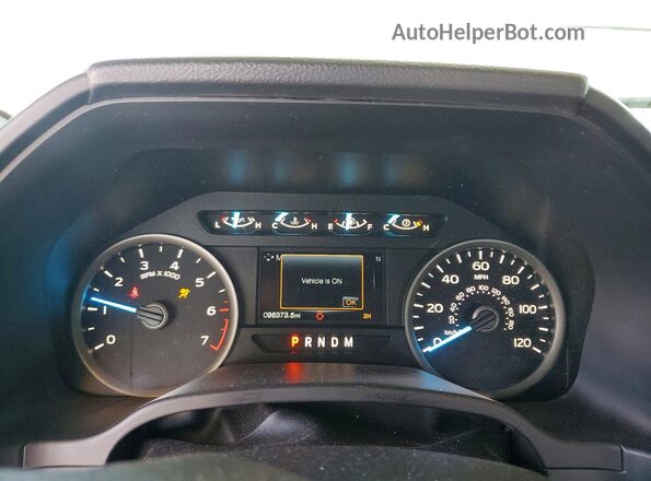1FTEW1EP0JFC14162 2018 FORD F150 Серебряный Вид щитка приборов