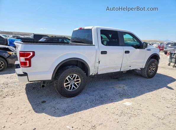 1FTEW1EP0JKC41224 2018 FORD F150 Белый Задняя правая четверть