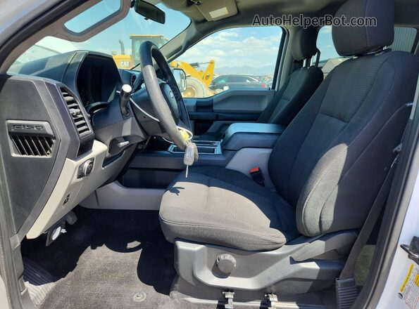 1FTEW1EP0JKC41224 2018 FORD F150 Белый Вид салона спереди