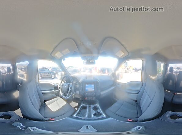 1FTEW1EP0JKC41224 2018 FORD F150 Белый Панорамный вид салона 360°