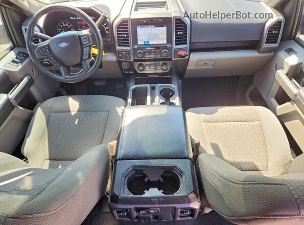 1FTEW1EP0KFA74292 2019 FORD F150 Black Dashboard view