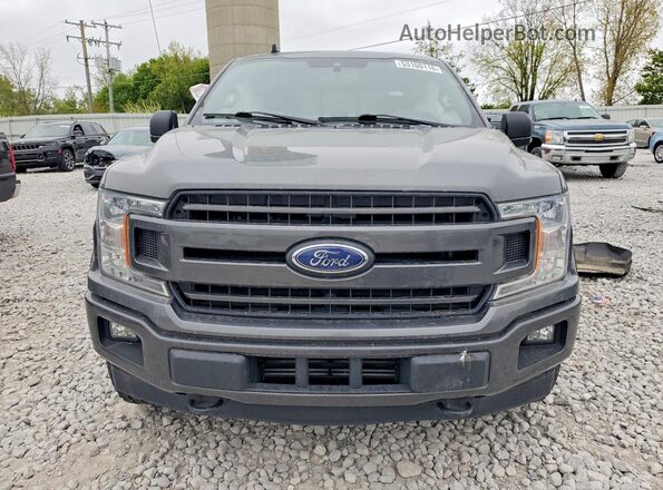 1FTEW1EP0KFA86345 2019 FORD F150 Gray Вид спереду