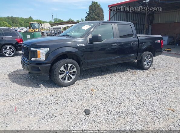 1FTEW1EP0LKD41729 2020 FORD F150 Черный Передняя левая четверть