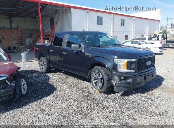 1FTEW1EP0LKD41729 2020 FORD F150 Черный Передняя правая четверть