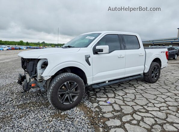 1FTEW1EP0MFB93124 2021 FORD F150 Белый Передняя левая четверть