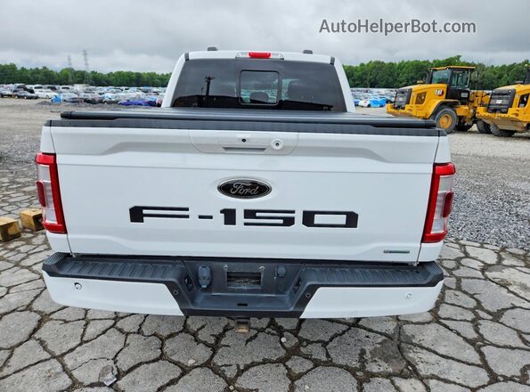 1FTEW1EP0MFB93124 2021 FORD F150 Белый Вид сзади