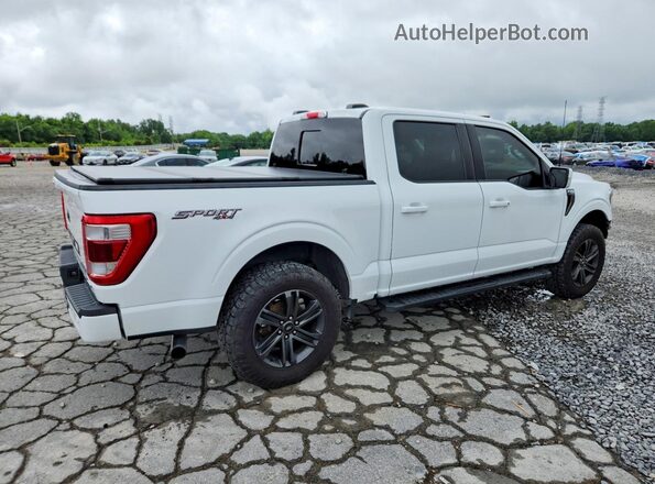 1FTEW1EP0MFB93124 2021 FORD F150 Белый Задняя правая четверть