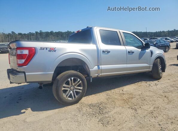 1FTEW1EP0NFB90323 2022 FORD F150 Silver Задня права чверть