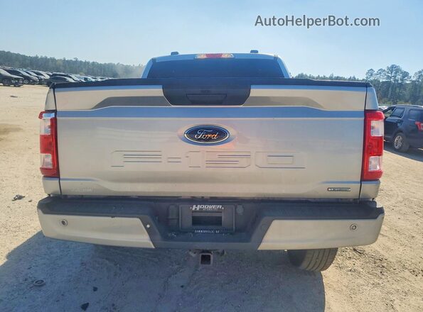 1FTEW1EP0NFB90323 2022 FORD F150 Silver Вид ззаду