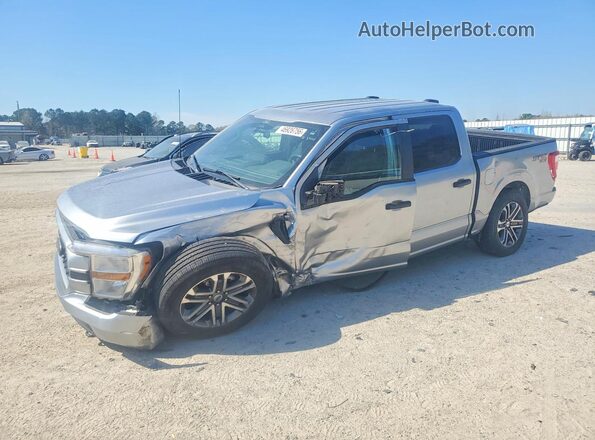 1FTEW1EP0NFB90323 2022 FORD F150 Silver Передня ліва чверть