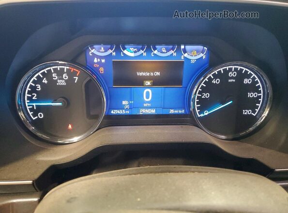 1FTEW1EP0PKF10833 2023 FORD F150 White Vista del cuadro de instrumentos
