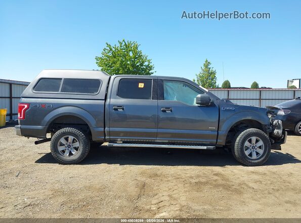 1FTEW1EP1HFA03739 2017 FORD F150 Серый Вид щитка приборов