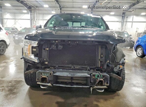 1FTEW1EP1JFA75160 2018 FORD F150 Черный Вид спереди