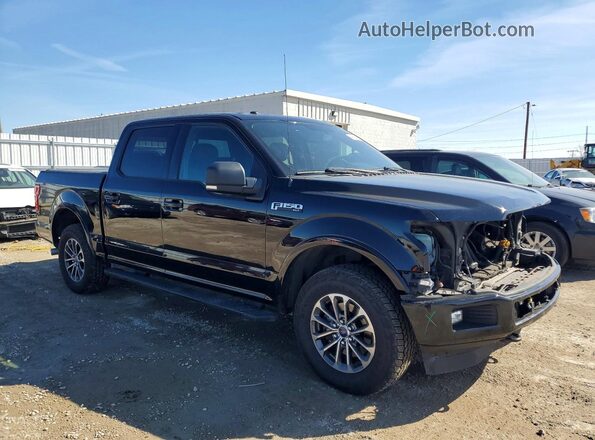 1FTEW1EP1JFC13375 2018 FORD F150 Black Առջևի աջ