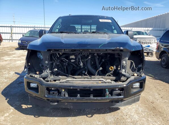 1FTEW1EP1JFC13375 2018 FORD F150 Black Դիմացի տեսք