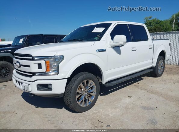 1FTEW1EP1JKC94403 2018 FORD F150 Белый Передняя левая четверть