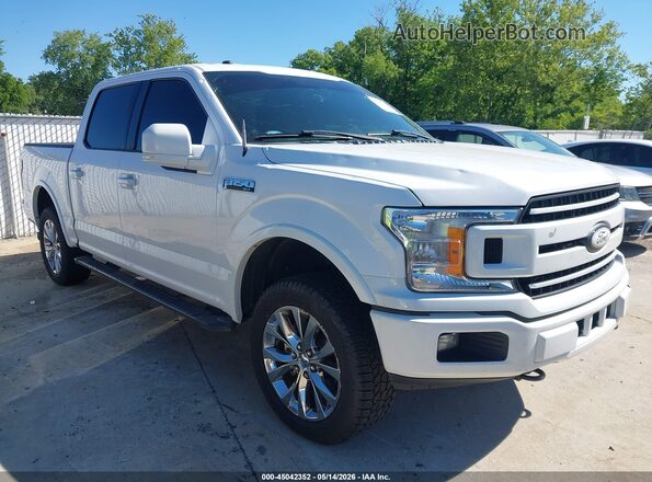 1FTEW1EP1JKC94403 2018 FORD F150 Белый Передняя правая четверть
