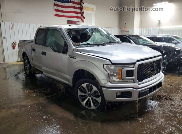 1FTEW1EP1KFD29385 2019 FORD F150 Silver წინა მარჯვენა