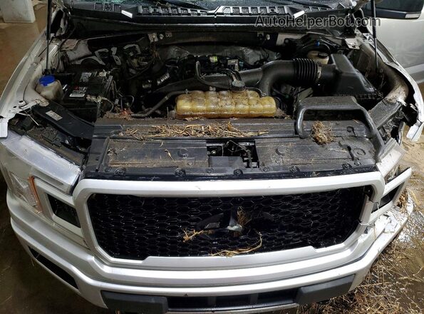 1FTEW1EP1KFD29385 2019 FORD F150 Silver უკანა სალონის ხედი