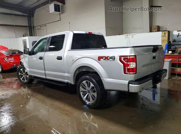 1FTEW1EP1KFD29385 2019 FORD F150 Silver უკანა მარცხენა