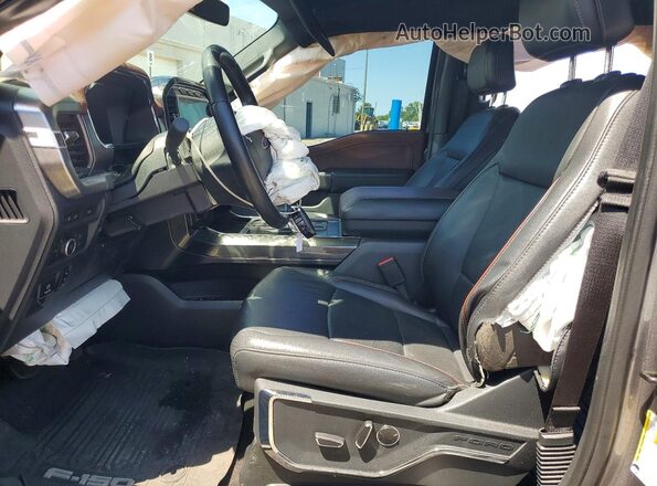 1FTEW1EP1MFC85570 2021 FORD F150 Gray Вид салону спереду
