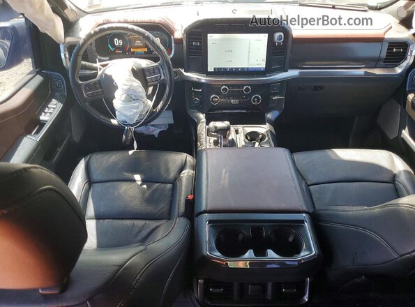 1FTEW1EP1MFC85570 2021 FORD F150 Gray Вид панелі приладів