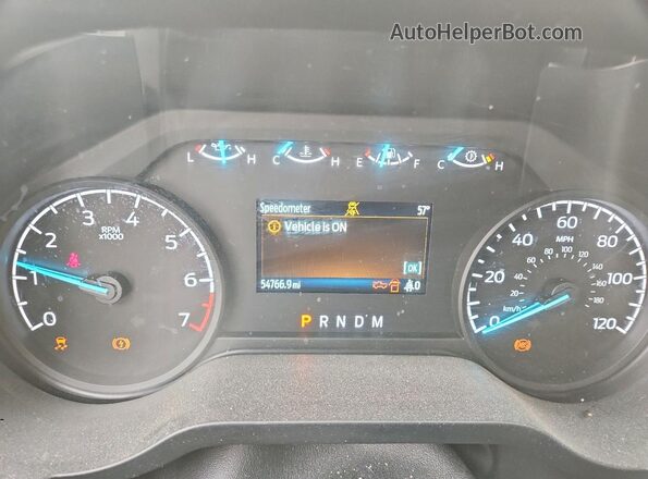 1FTEW1EP1NFB98009 2022 FORD F150 White Vista del cuadro de instrumentos