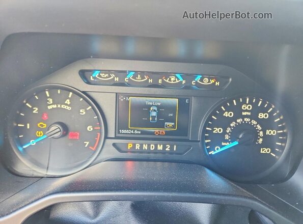 1FTEW1EP2GFD30777 2016 FORD F150 Белый Вид щитка приборов