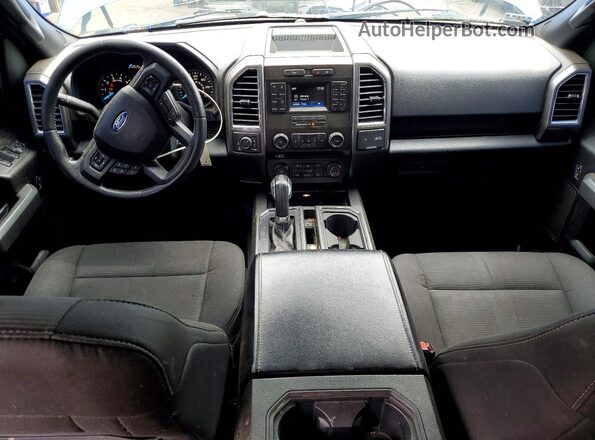 1FTEW1EP2GKE65216 2016 FORD F150 Синий Вид панели приборов