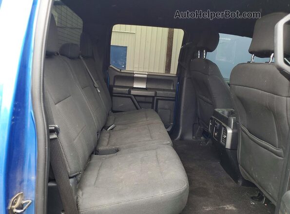 1FTEW1EP2GKE65216 2016 FORD F150 Синий Вид задних сидений