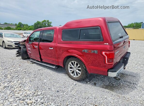 1FTEW1EP2HFB50622 2017 FORD F150 Maroon Tył lewy