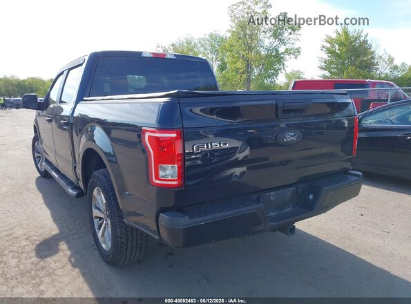 1FTEW1EP2HFB63757 2017 FORD F150 Black Հետևի ձախ