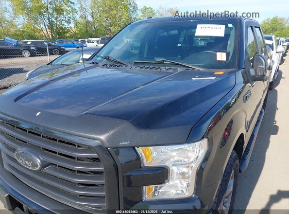 1FTEW1EP2HFB63757 2017 FORD F150 Black Դիմացի տեսք