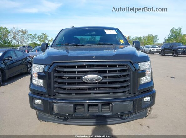 1FTEW1EP2HFB63757 2017 FORD F150 Black Սարքավորումների վահանակի տեսք