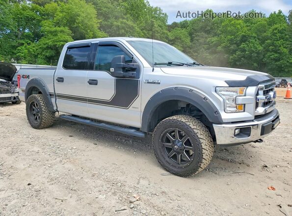 1FTEW1EP2HFC08759 2017 FORD F150 Silver Delantero derecho