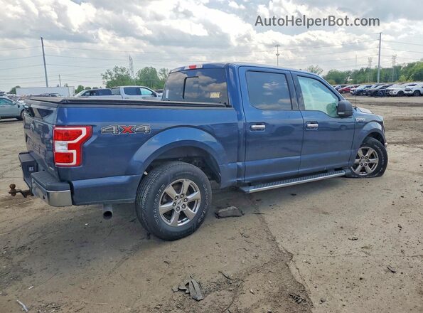 1FTEW1EP2KFC44216 2019 FORD F150 Синий Задняя правая четверть