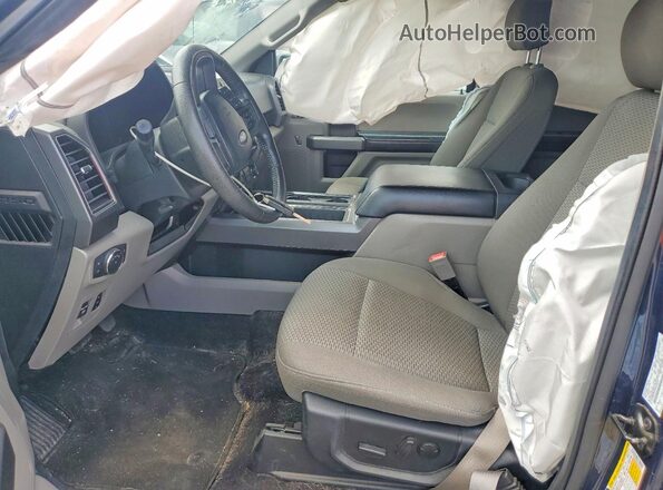 1FTEW1EP2KFC44216 2019 FORD F150 Синий Вид салона спереди