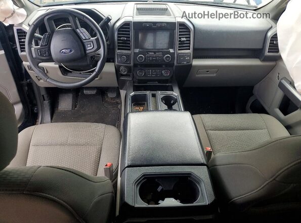 1FTEW1EP2KFC44216 2019 FORD F150 Синий Вид панели приборов