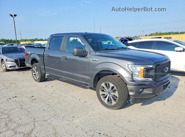 1FTEW1EP2KKD43545 2019 FORD F150 Gray Առջևի աջ