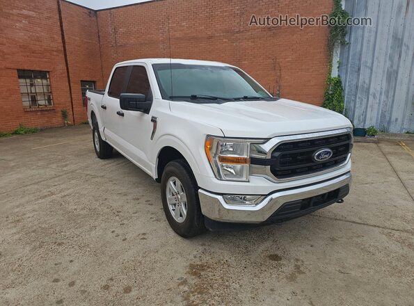 1FTEW1EP2MFB47519 2021 FORD F150 White Vista tres cuartos delantera izquierda