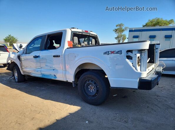 1FTEW1EP2MKD85345 2021 FORD F150 White Trasero izquierdo