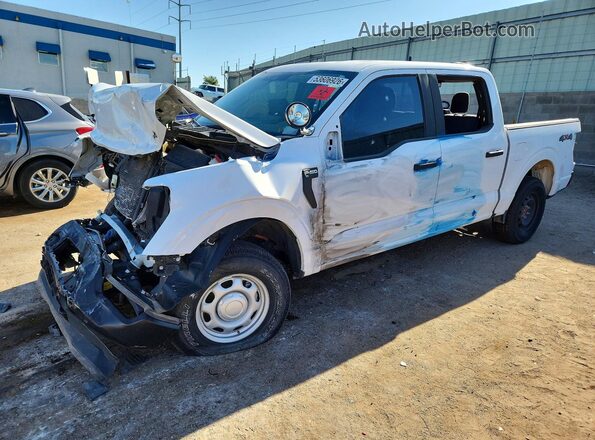 1FTEW1EP2MKD85345 2021 FORD F150 White Vista tres cuartos delantera izquierda
