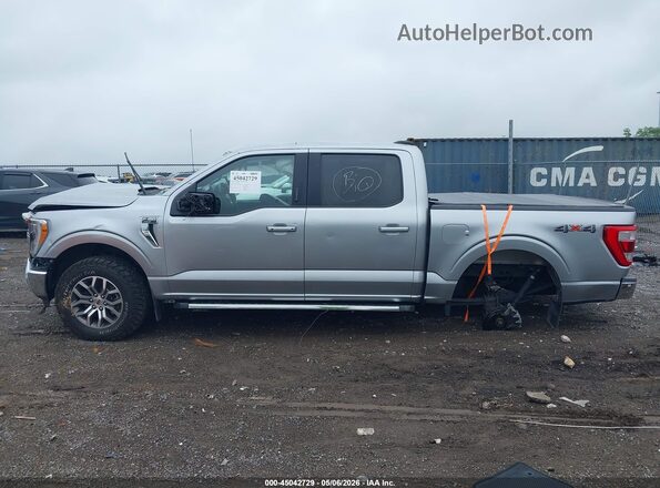1FTEW1EP2NKE63995 2022 FORD F150 Silver Սալոնի հետևի տեսք
