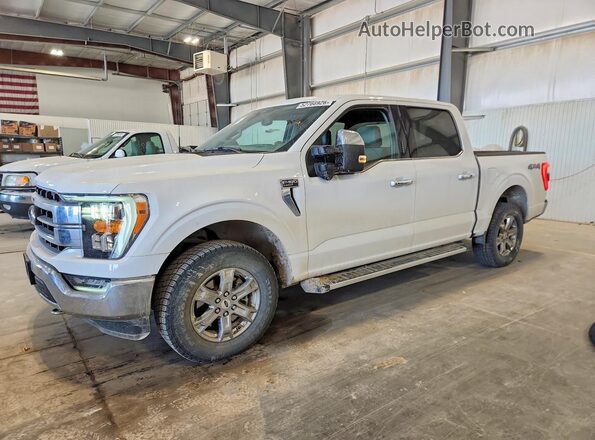 1FTEW1EP2PKF93410 2023 FORD F150 White Առջևի ձախ երեք քառորդ տեսարան