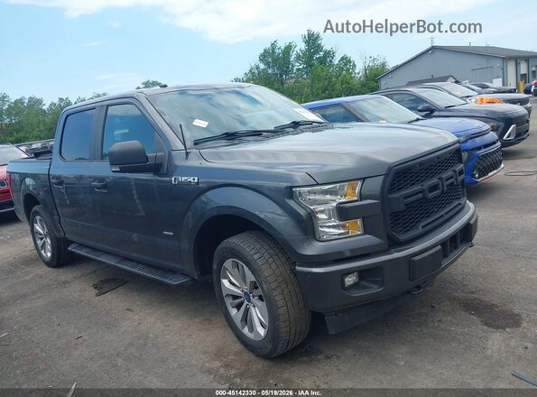 1FTEW1EP3HFC84104 2017 FORD F150 Gray Przód prawy