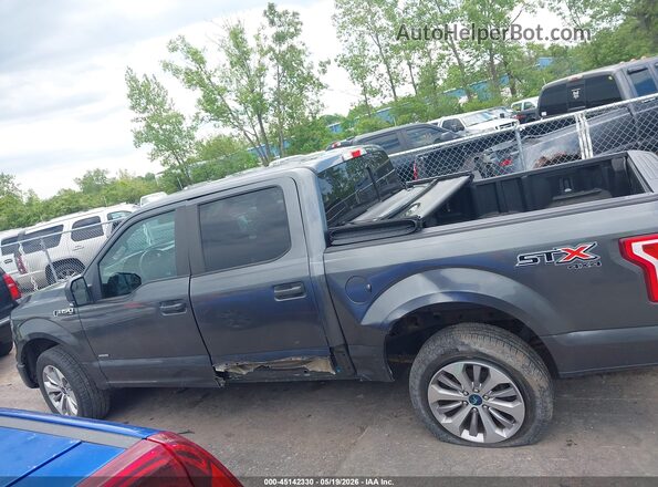 1FTEW1EP3HFC84104 2017 FORD F150 Gray Widok wnętrza 360 stopni