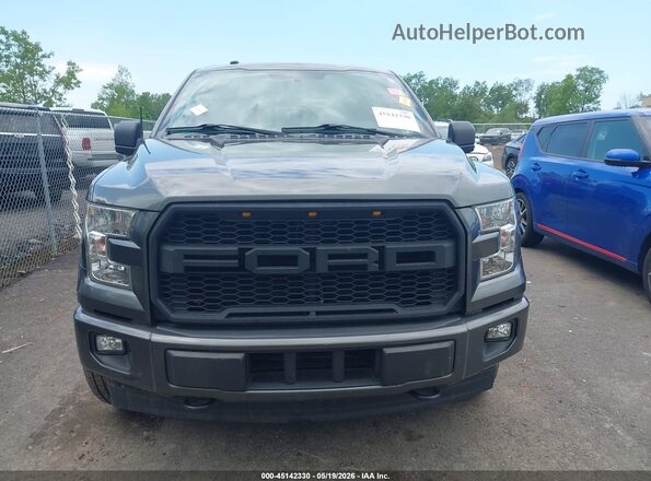1FTEW1EP3HFC84104 2017 FORD F150 Gray Widok zestawu wskaźników