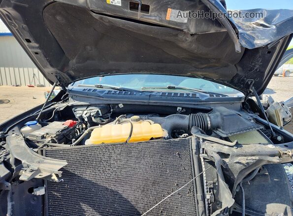1FTEW1EP3JFD50849 2018 FORD F150 Black Widok wnętrza z tyłu